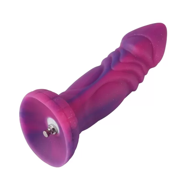 Hismith 8 Inch Curved Giant Suction Dildo With Vibration - The Dream Sky Monster Series