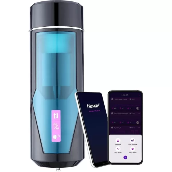 Hismith Male Masturbator, Thrusting Stroker With APP For Intelligent Interaction, Sync With Hismith Sex Devices
