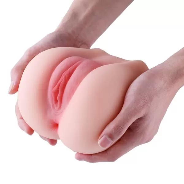 SINLOLI Pussy Anal Ass Doll, 3D Realistic Male Masturbator Vagina Anus Butt Sex Toys (2.6 IB / 1.18 KG)