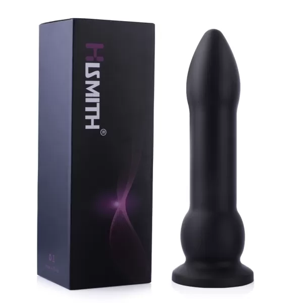 Hismith 10.30 Inches Bullet Anal Dildo With Suction Cup